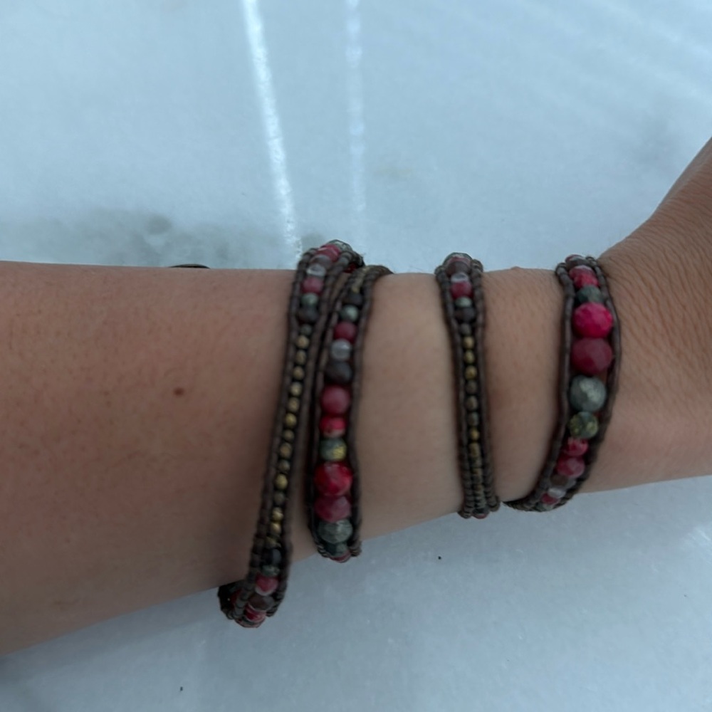 Chan Luu mix wrap bracelet